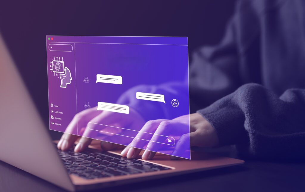 Händer på en laptop_AI