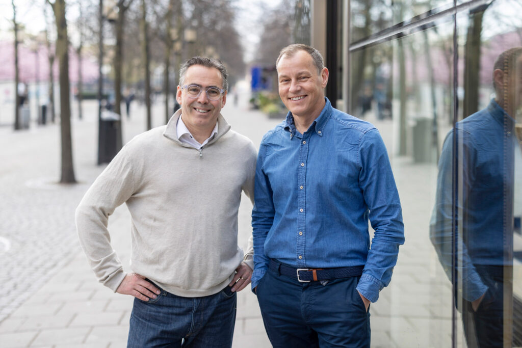 Niklas Eriksson och Pär Skoglund Finquist, författare till ”Ledarens växellåda”