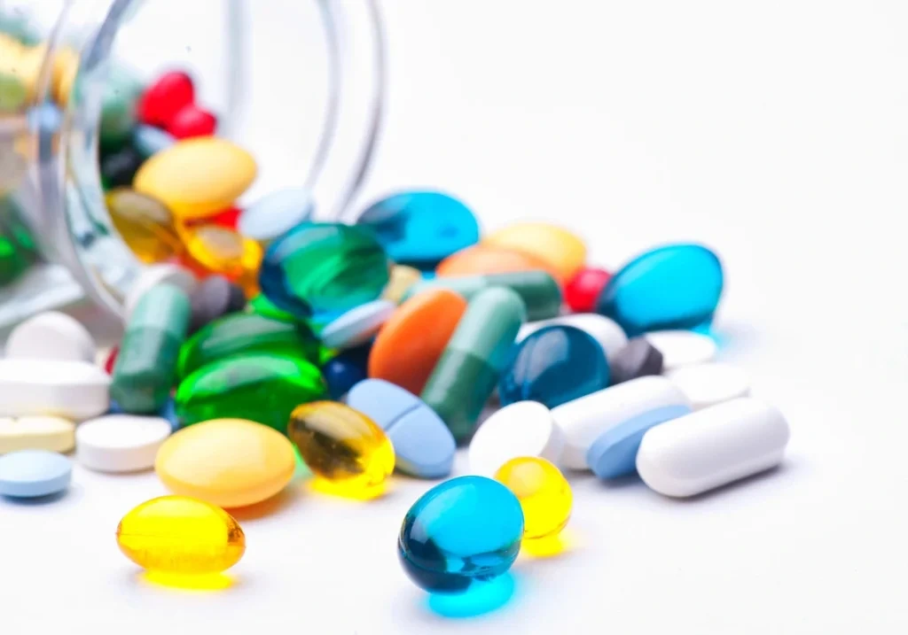 Detaljbild - piller, medicin